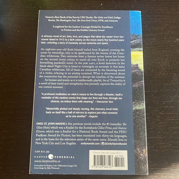 3/$20 Sea of Tranquility
by Emily St. John Mandel - Picture 2 of 3